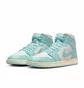Кроссовки женские Air Jordan 1 Retro Mid Turquoise/White BQ6472-132