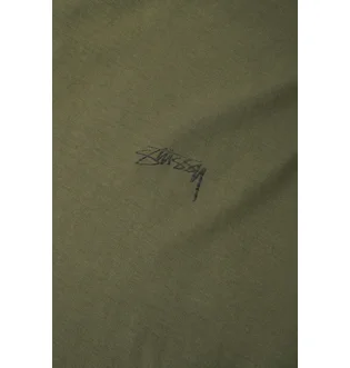 Футболка мужская Stussy Lazy Ss Tee Olive 1140283-0460