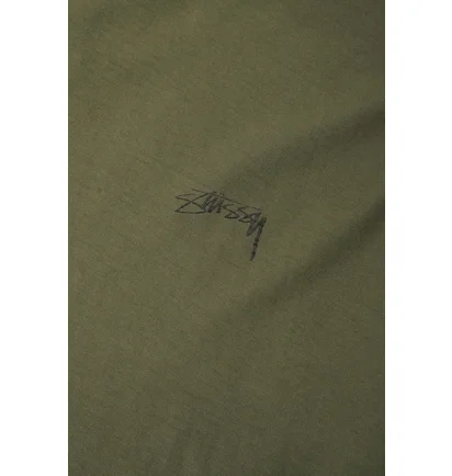 Футболка мужская Stussy Lazy Ss Tee Olive 1140283-0460