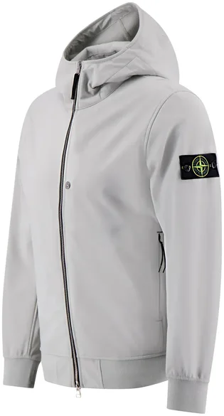 Куртка чоловіча Stone Island Soft Shell-R_E.Dye® Technology Grey K2S15Q100004-S0B22-V0061