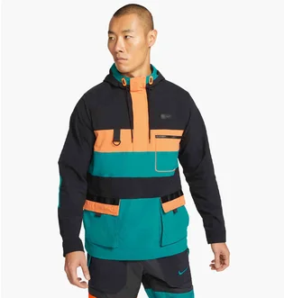 ᐉ Анорак чоловічий Nike Chelsea Hype Jacket Mens Black/Turquoise