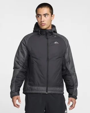 Куртка мужская Nike Trail Primaloft® Therma-Fit Running Jacket Black FZ0003-010