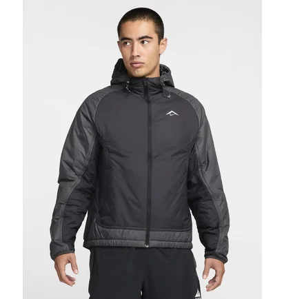 Куртка чоловіча Nike Trail Primaloft® Therma-Fit Running Jacket Black FZ0003-010