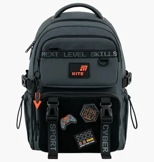 Рюкзак детский Kite Game Zone Grey K26-1022M-3