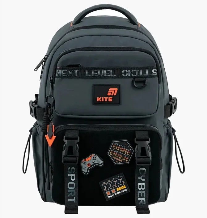 Рюкзак детский Kite Game Zone Grey K26-1022M-3