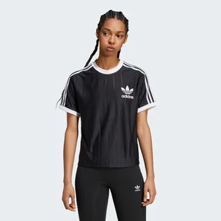Футболка жіноча Adidas Adicolor 3-Stripes Pinstripe T-Shirt Black IX5505