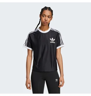 Футболка женская Adidas Adicolor 3-Stripes Pinstripe T-Shirt Black IX5505