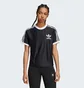 Футболка жіноча Adidas Adicolor 3-Stripes Pinstripe T-Shirt Black IX5505