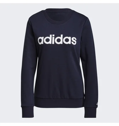 Свитшот женский Adidas Essentials Logo Sweatshirt Black H10141