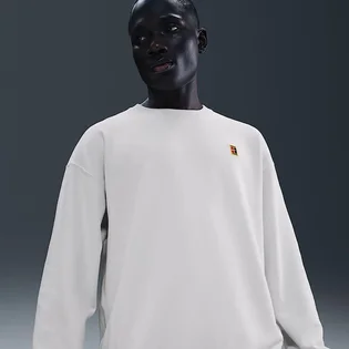 Свитшот мужской Nike Court MenS French Terry Crewneck Top White IQ6556-030