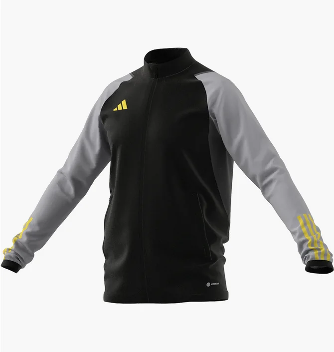 Олимпийка мужская Adidas Jacket Tiro23 C Tr Jkt Black/Grey HU1306