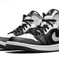 Кроссовки мужские Air Jordan 1 Mid Black/White 554724-073