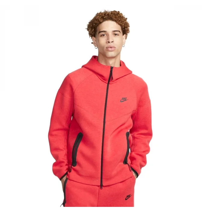 ᐉ Толстовка мужская Nike Sportswear Tech Fleece Windrunner Red