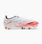 Бутсы унисекс Puma Ultra 5 Play Fg/Ag White/Orange 108169-01