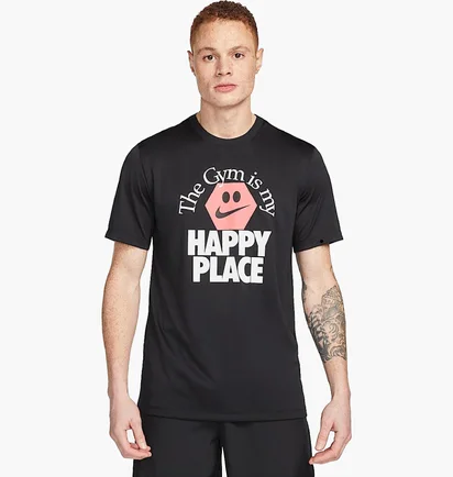 Футболка мужская Nike Dri-Fit Happy Place Tee Black FD0140-010