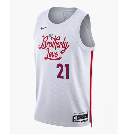 Майка мужская Nike Phila 76Ers City Edition Dri-Fit Nba Jersey White DO9606-101