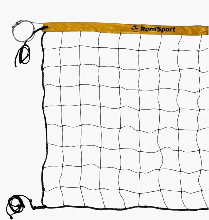 Сетка для волейбола Romi sport Basic Black/Yellow SIA000095