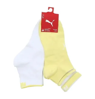 Шкарпетки жіночі Puma Structure White/Yellow (2 пари) 103002001-013