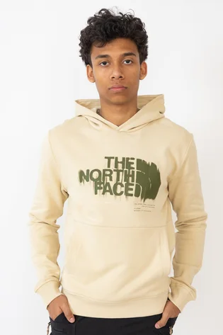 Худі чоловіче The North Face Graphic Hoodie Beige NF0A87ET3X4