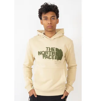 Худи мужское The North Face Graphic Hoodie Beige NF0A87ET3X4