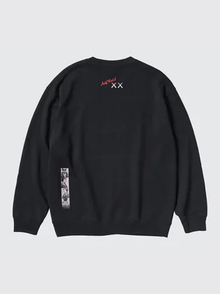 Світшот унісекс Uniqlo Kaws Warhol Graphic Sweatshirt Black E476119-000