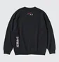 Свитшот унисекс Uniqlo Kaws Warhol Graphic Sweatshirt Black E476119-000