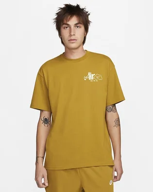 Футболка мужская Nike T-Shirt Max90 Sportswear Yellow FJ1085-716