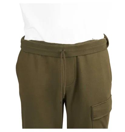 Штаны мужские C.P. Company Diagonal Raised Fleece Cargo Olive 17CMSP017A-005086W