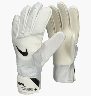 Рукавиці воротарські дитячі Nike Match Jr Beige/Grey FJ4864-100