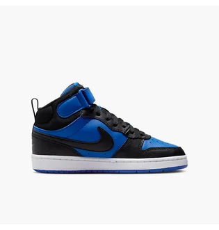 Кроссовки детские Nike Сourt Borough Mid 2 (Gs) Blue/Black CD7782-404