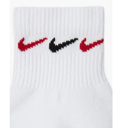 Носки унисекс Nike U Nk Everyday Plus Cush Ankle White (3 пары) DH3827-902