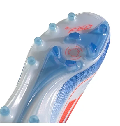 Бутси унісекс Adidas F50 Elite Ag White/Blue IF1309