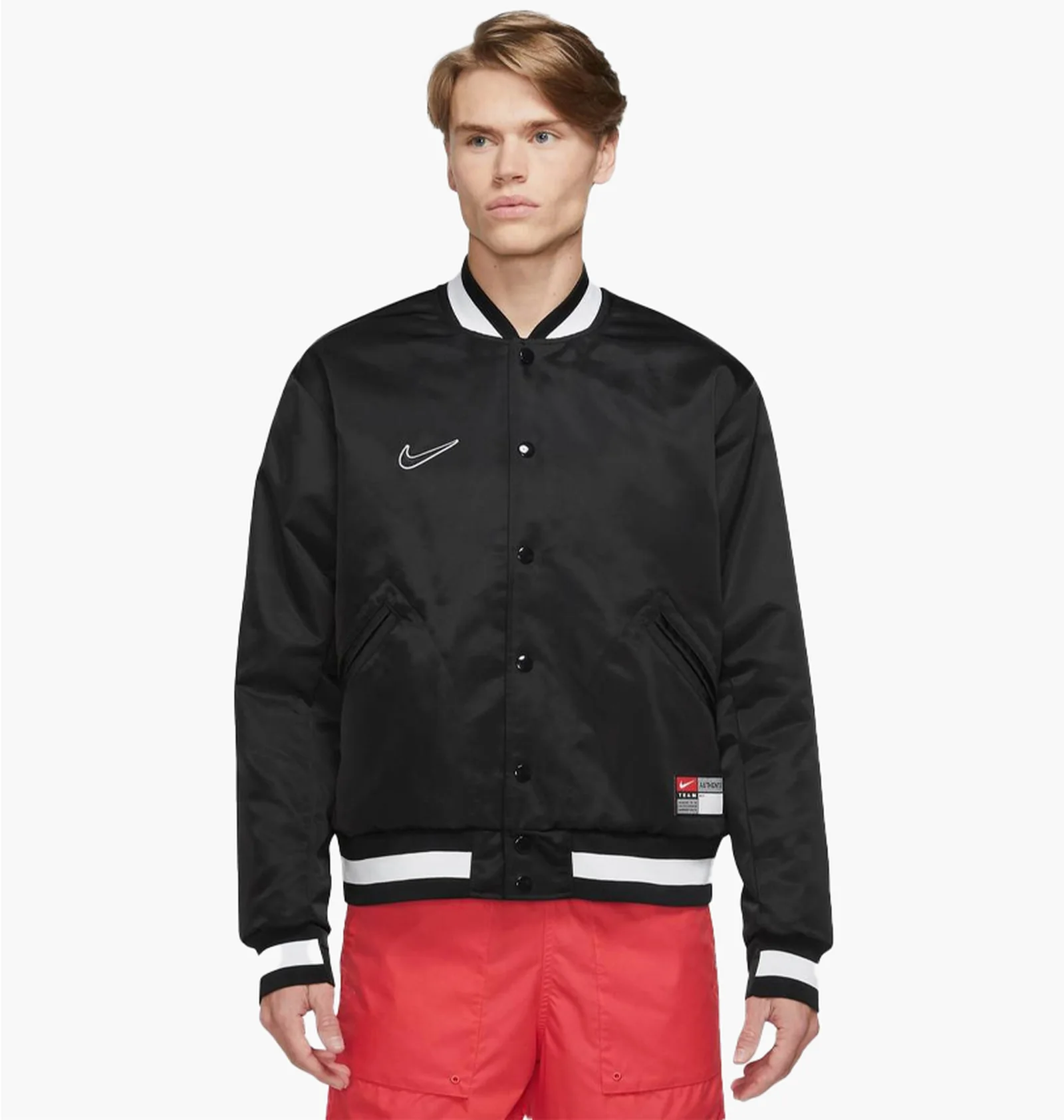 ᐉ Бомбер унисекс Nike Sb Baseball Varsity Jacket Black DQ6279-010