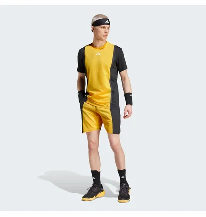 Шорты мужские Adidas Tennis Heat.Rdy Ergo 7-Inch Shorts Yellow/Black IW4072