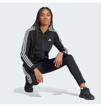 Спортивний костюм жіночий Adidas Essentials 3-Stripes Black IJ8781