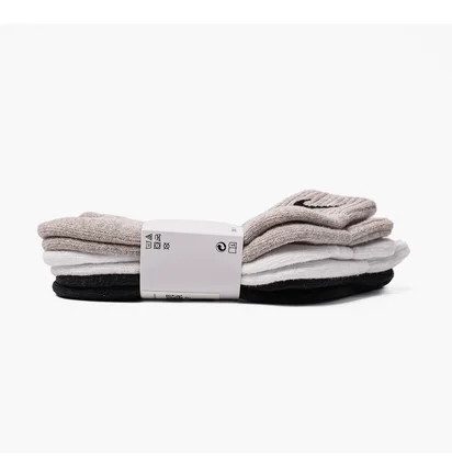 Шкарпетки унісекс Nike Cushion Quarter Training (3 пари, утеплені) Black/Grey/White SX4926-901