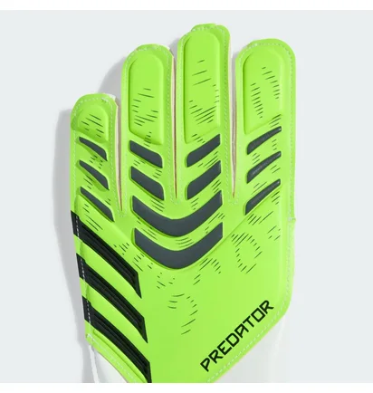 Перчатки вратарские детские Adidas Predator Trn Green JN5362