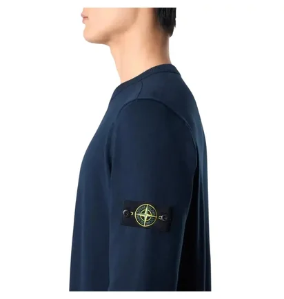 Кофта мужская Stone Island Logo Badge Blue K1S155100053-S00B2-V0020