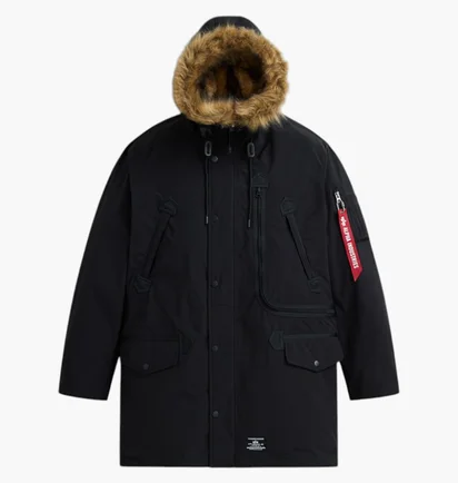 Парка мужская Alpha Industries N-3B Alpine Parka Gen Ii Black MJN53501C1-001