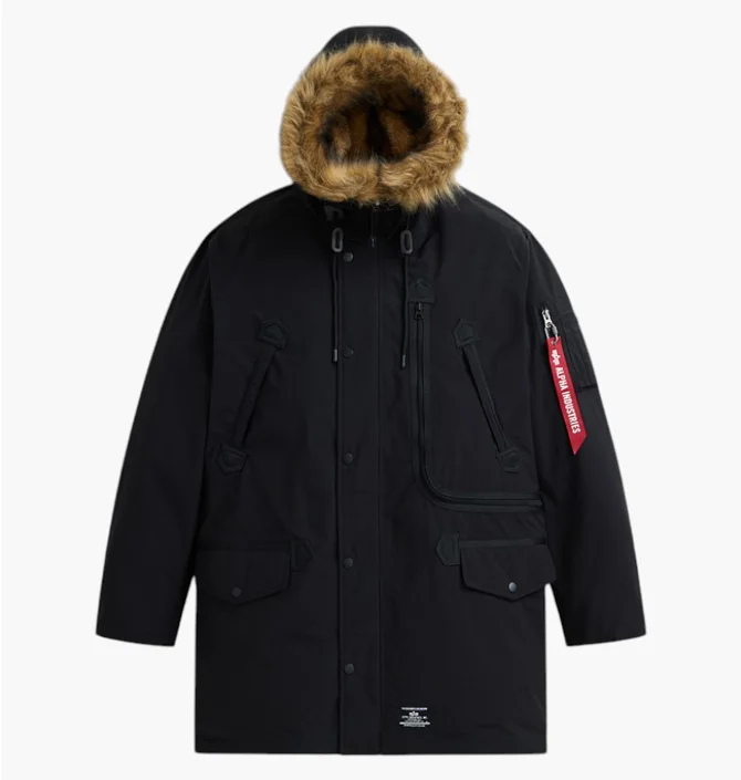 Парка мужская Alpha Industries N-3B Alpine Parka Gen Ii Black MJN53501C1-001