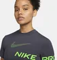 Футболка женская Nike Pro Dri-Fit Grey DX0078-015