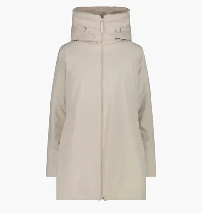 Куртка женская CMP Fix Hood Twill Beige 34K0236F-A238