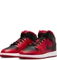Кроссовки детские Air Jordan 1 Mid Gs Red/Black 554725-660