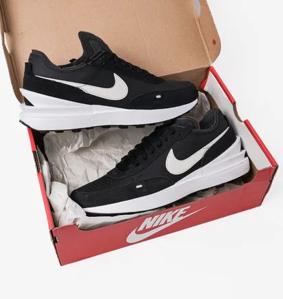 Кросівки чоловічі Nike Waffle One Leather Black Dx9428-001