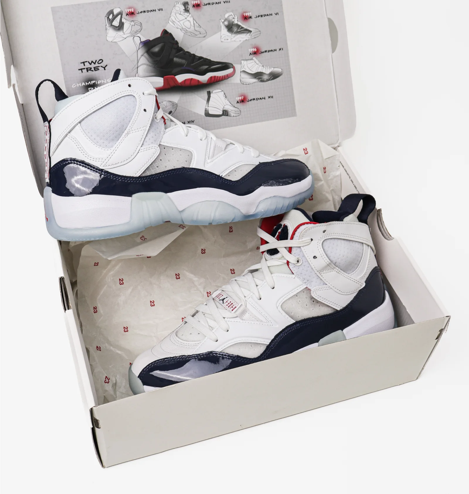 ᐉ Кроссовки мужские Air Jordan Jumpman Two Trey White Do1925-102