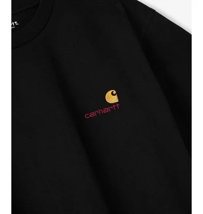 Футболка чоловіча Carhartt American Script T-Shirt Black I029956-89XX