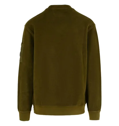 Світшот чоловічий C.P. Company Emerized Diagonal Fleece Olive 19CMSS249A006614G-683