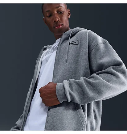 Толстовка чоловіча Nike Club Grey IQ2765-063