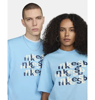 Футболка унисекс Nike Sb Tee Oc Repeat Brd Light Blue FV3494-407