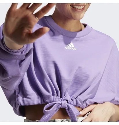 Футболка жіноча Adidas Dance Crop Versatile Sweatshirt Violet IC6685